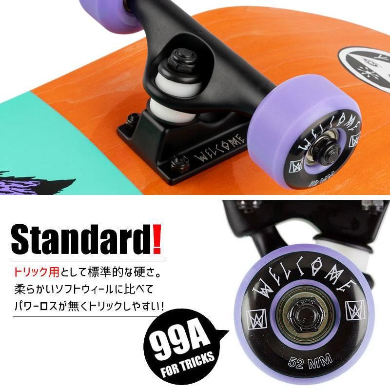 WELCOME ウェルカム スケートボード コンプリート TEDDY COMPLETE TEAL