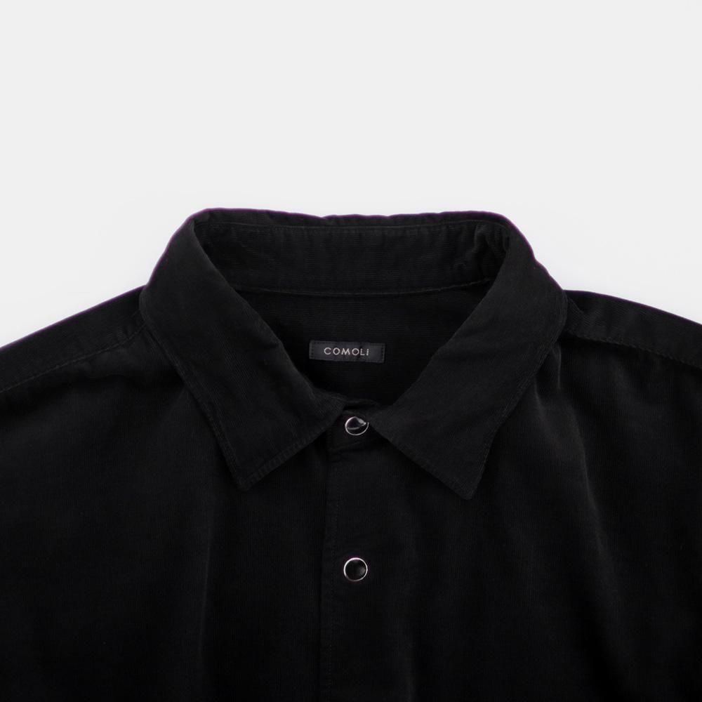 Comoli | コーデュロイコモリシャツ Black