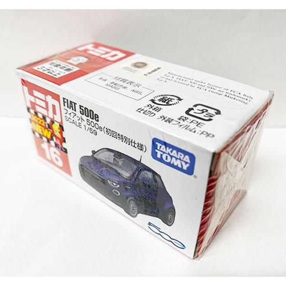 トミカ FIAT 500e 1/59 Takara Tomica Tomy No.16 Fiat 500e 1st (1/59