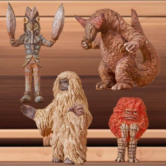 はしもとみおのウルトラ怪獣彫ってみた。（2025.02再販） 全4種フルセット
