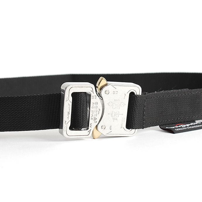 bagjack / Belt 25mm - Black/Polished Cobra バッグジャック ベルト
