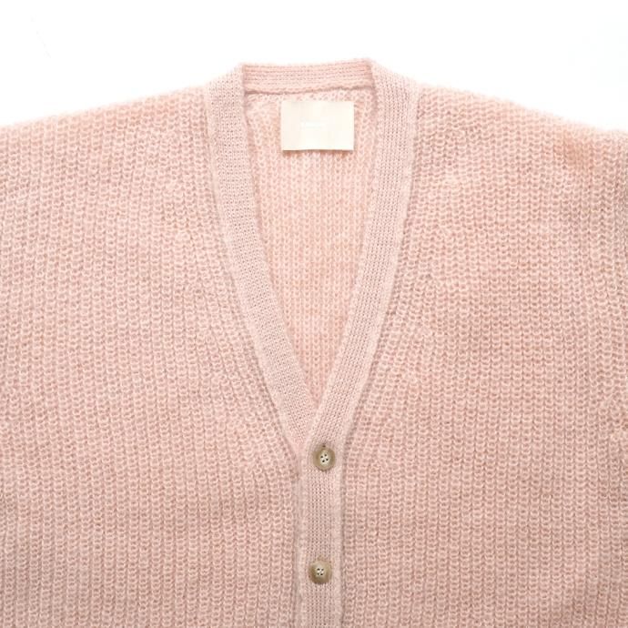 INNAT / KID MOHAIR CARDIGAN - Pink キッドモヘア カーディガン