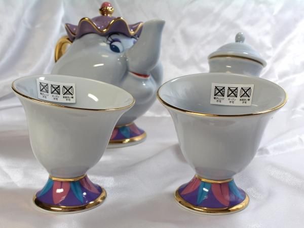 即納可！】東京ディズニーリゾート 美女と野獣 ポット夫人とチップ君