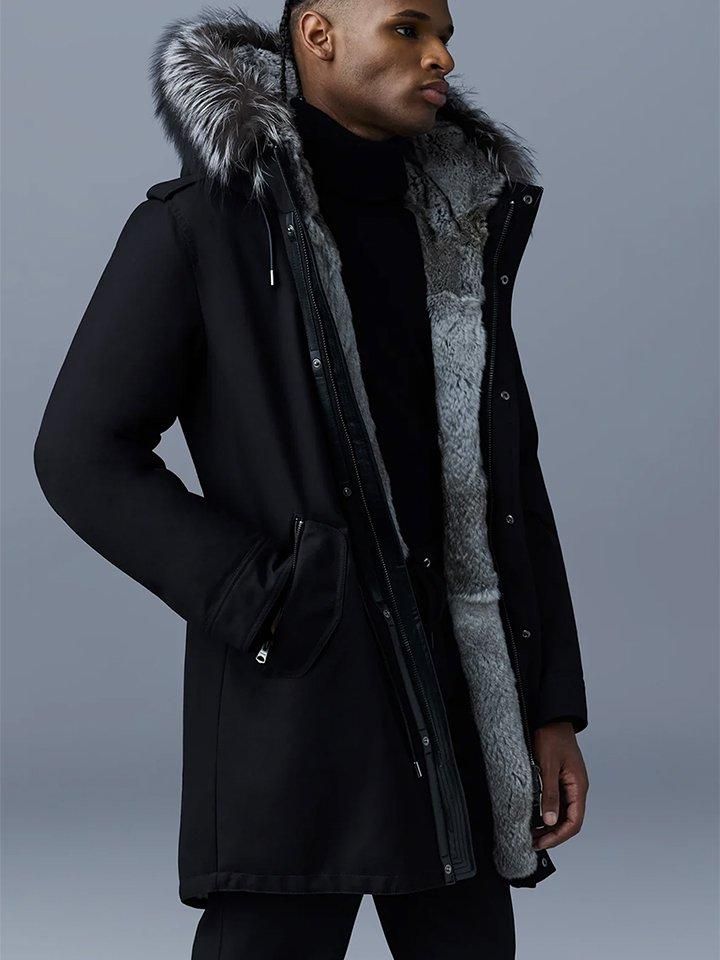 MACKAGE (マッカージュ) メンズ MORITZ-X フォックスファー モッズ