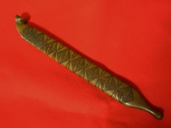 真鍮製 刀豆煙管 - 「宝の森」昭和レトロ雑貨、フィギュア、玩具の