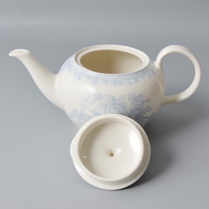 イギリス食器 Burleigh ブルーアジアティックフェザンツ ティーポットS