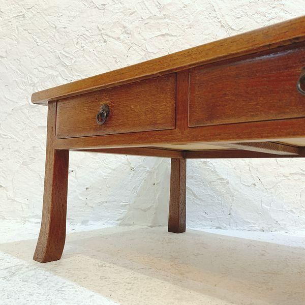 座机 文机 ちゃぶ台 座卓 レトロ 昭和 アンティーク ヴィンテージ 骨董