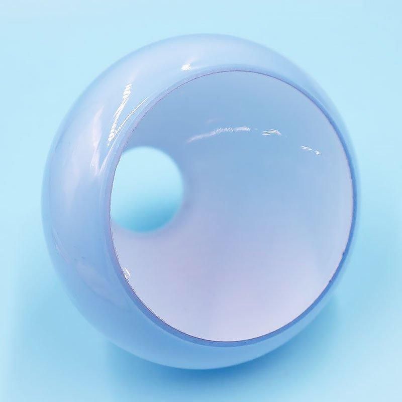 照明 和電笠 昭和初期 ガラス製 小ぶり 水色 アンティーク