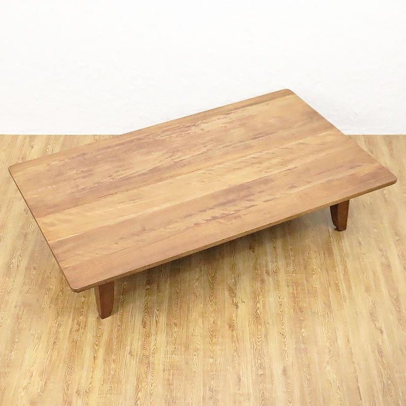 昭和レトロの大型角ちゃぶ台 木の温もりあふれる和ローテーブル