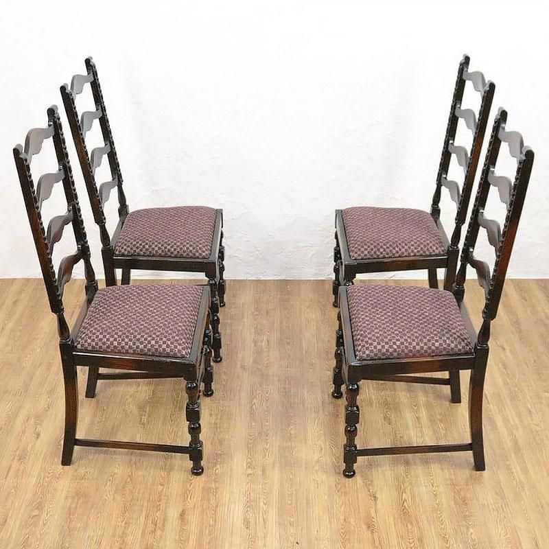 ダイニングチェア イギリス製 ハイバック 1940-60年頃