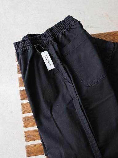 Sans limite (サンリミット) CHINO CLOTH GOMME PANTS Ⅲ / BLACK
