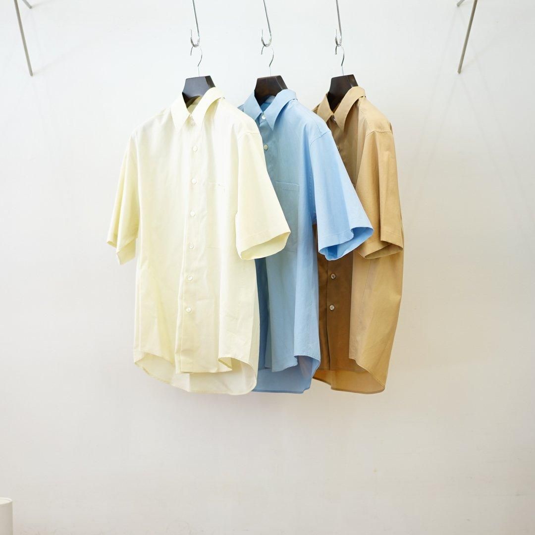 AURALEE (オーラリー)Washed Finx Twill Big Half Sleeved Shirt