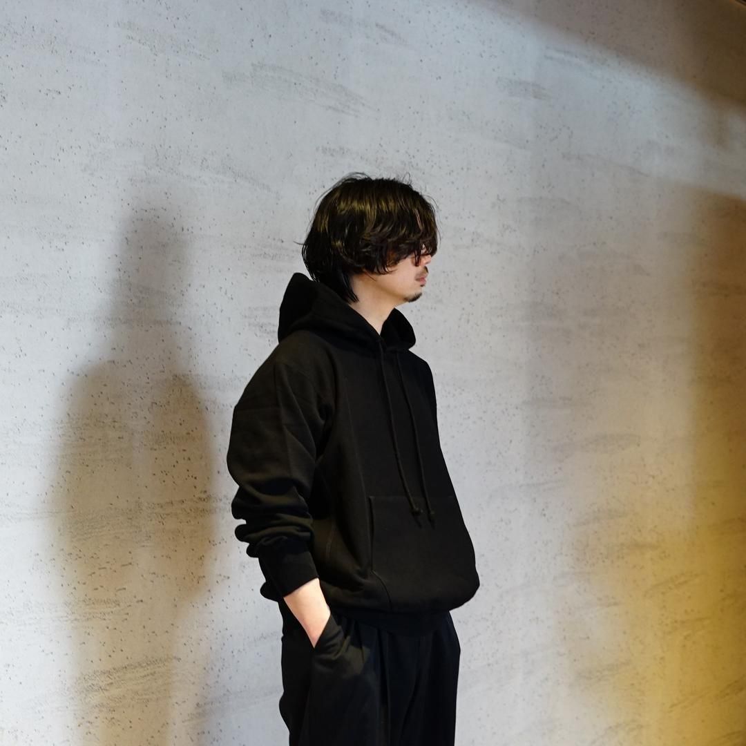 AURALEE (オーラリー) Smooth Soft BD Sweat P/O Parke(A25SP01TU)/Black