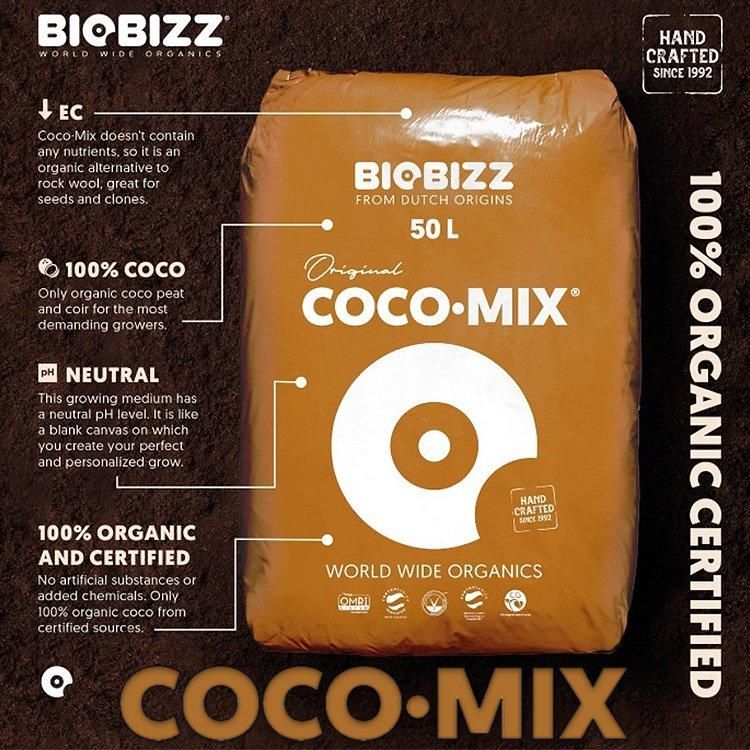 大型商品】 Biobizz Coco・Mix ココ ミックス オーガニックココ培地