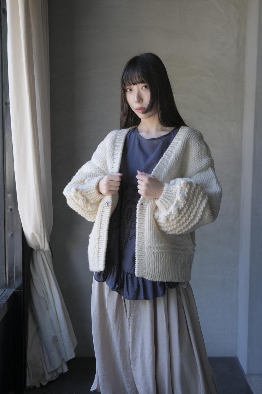 ハンドニットカーディガン | Native Village - c a b i n e t