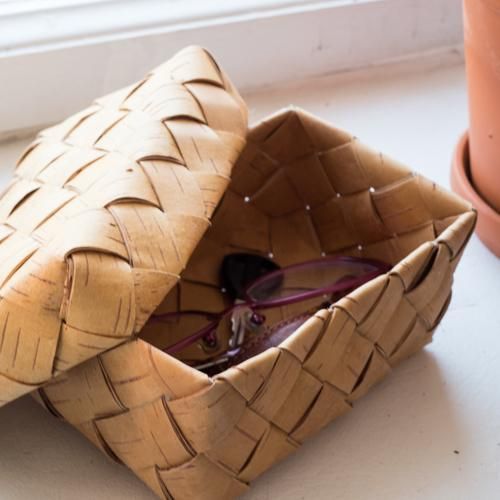 北欧のかご】フィンランドからきたぬくもり溢れる上質な白樺かご。北欧