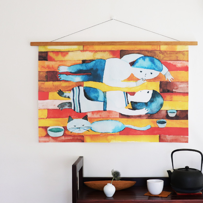 ファブリックポスター：休息（しんよんひ）） | nunocoto fabric