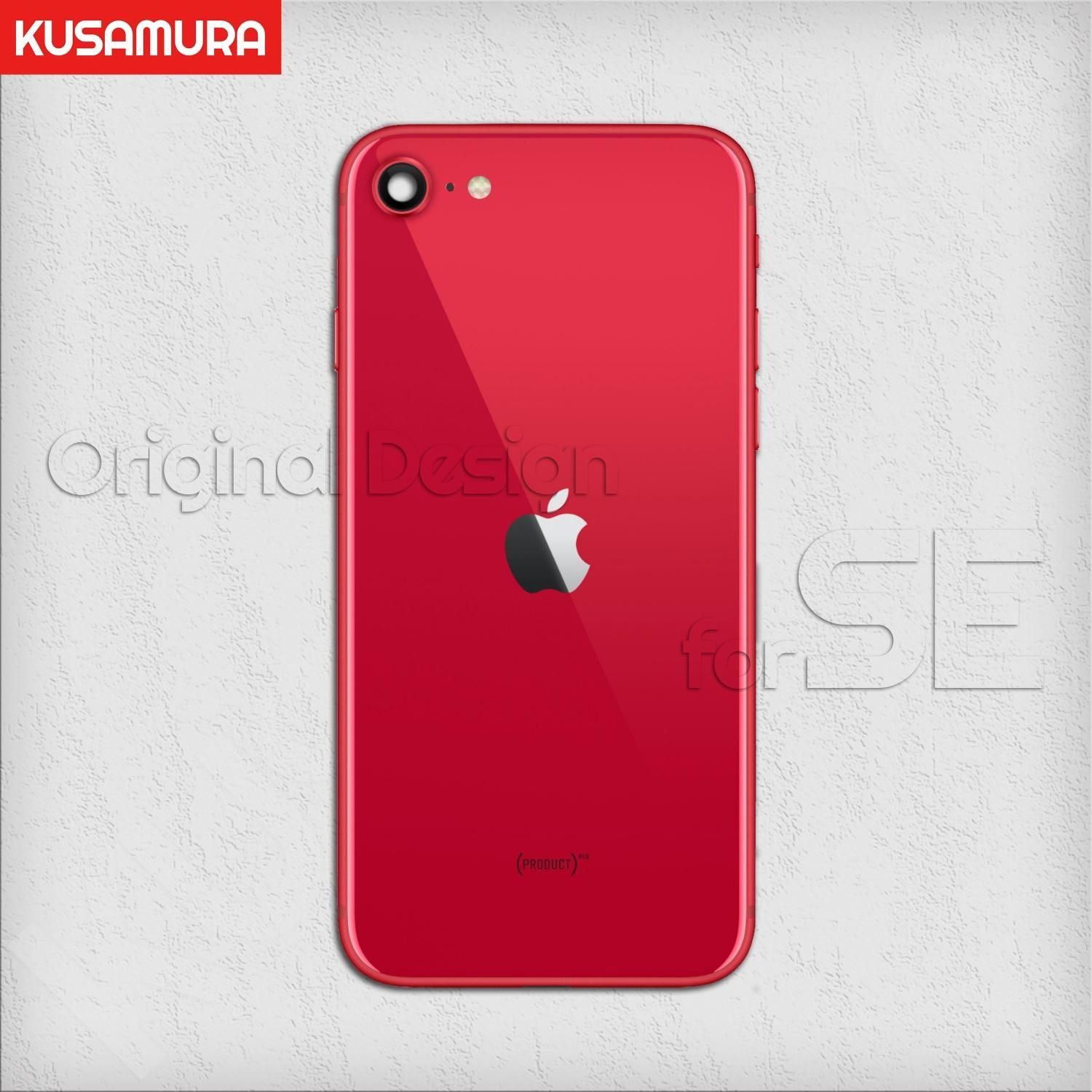 iPhone SE (第2世代) 純正デザイン バックパネル (PRODUCT)RED