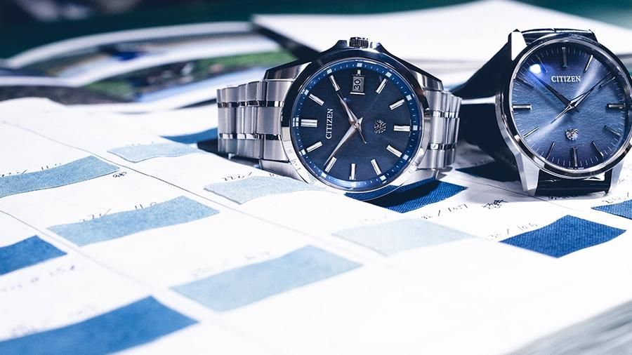 世界限定600本】 AQ4100-65L ザ・シチズン 藍染和紙文字板 - 高級