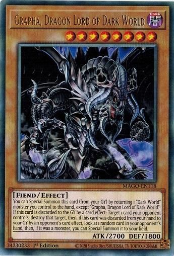 暗黒界の龍神 グラファ/Grapha, Dragon Lord of Dark World【ゴールド