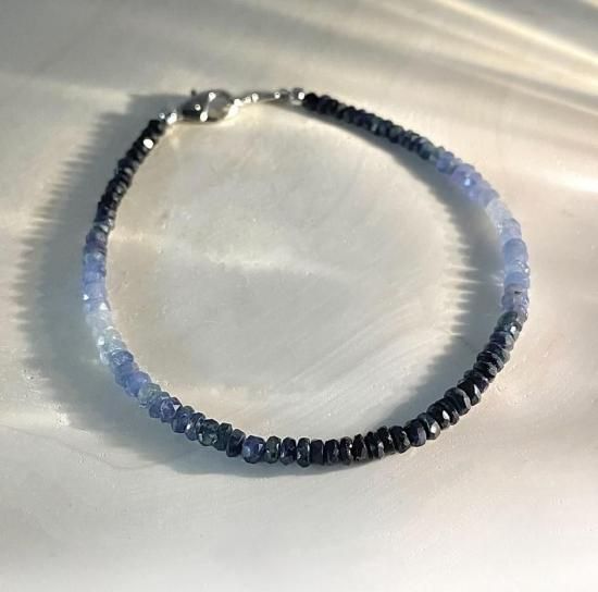 SAFARI掲載】【8th ANNIVERSARY】Pt950/グラデーションサファイヤ