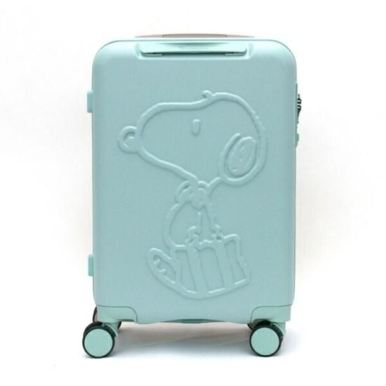 スヌーピー スーツケース （ミント/グレージュ） 機内持ち込み可 32L
