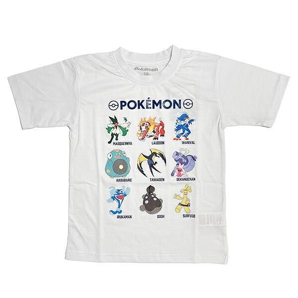ポケットモンスター Tシャツ(120cm) パルデア地方 ホワイト キッズ