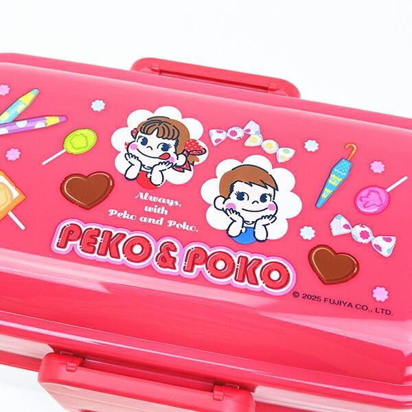 ペコちゃん ポコちゃん ふわっと弁当箱2段 おかし ランチ 日本製 不二家