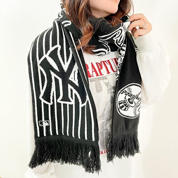 MLB(メジャーリーグ) ヤンキース マフラー ブラック アパレル