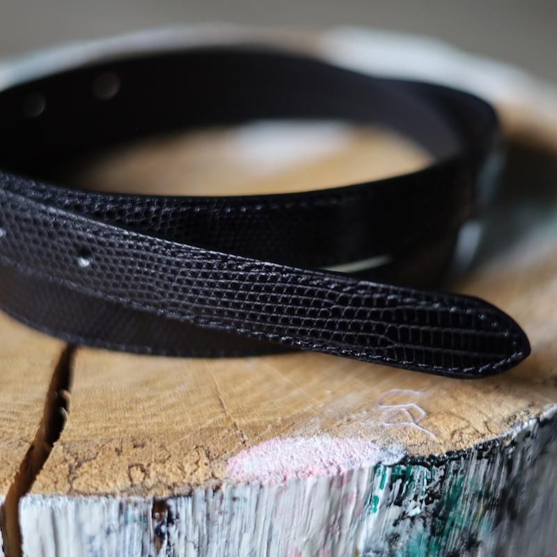 BISOWN】LIZARD OVAL BELT - HUUKU