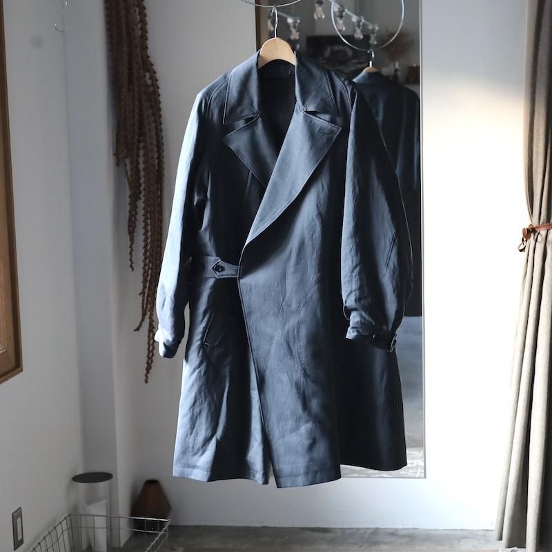 MAATEE&SONS】OVERCOAT / SILK COTTON LINEN - HUUKU