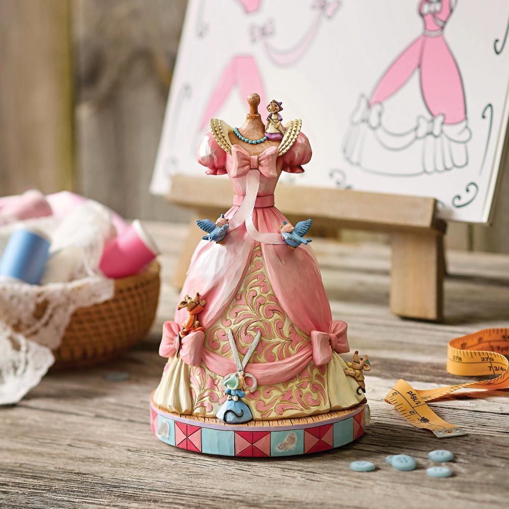 JIM SHORE】ディズニートラディション：シンデレラ ピンクドレス