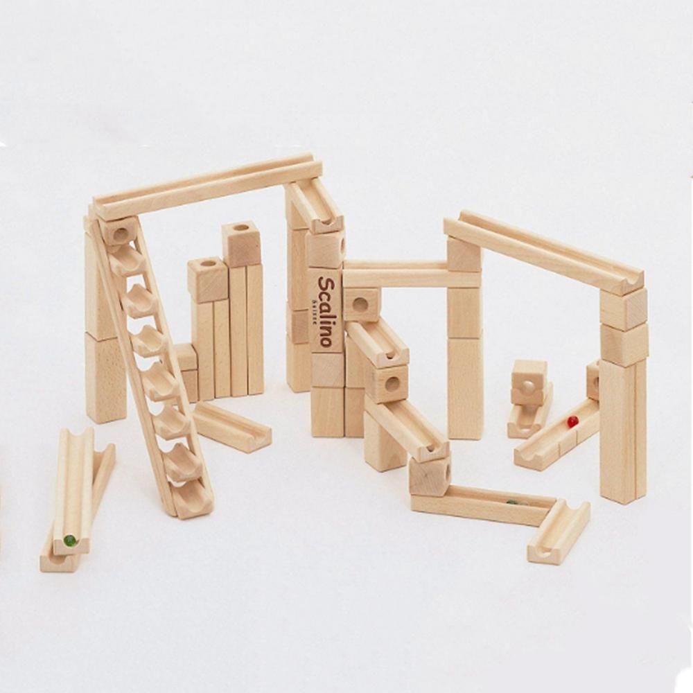 スカリーノ3/scalino3 | スイスのピタゴラスイッチな木のおもちゃ - 木