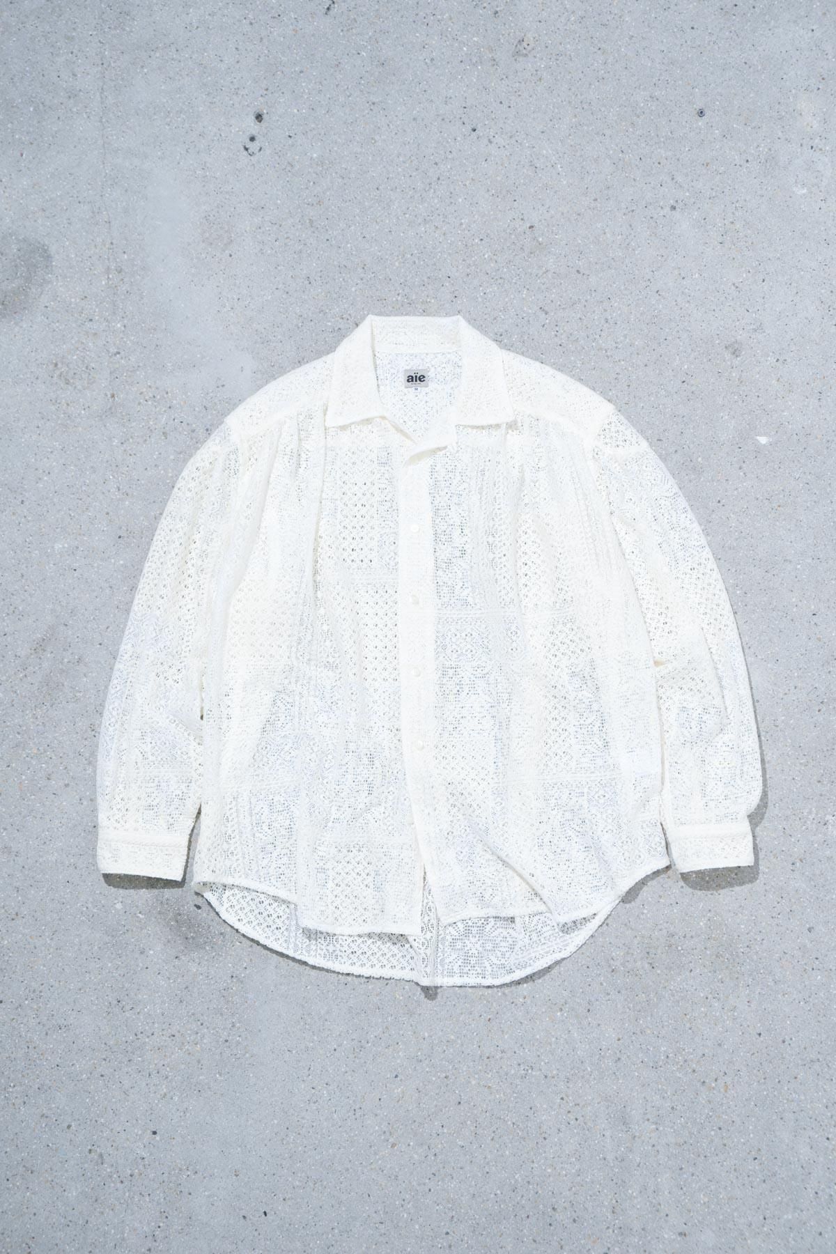 AiE / Painter Shirt - Poly Lace - IMA:ZINEオンラインストア｜大阪