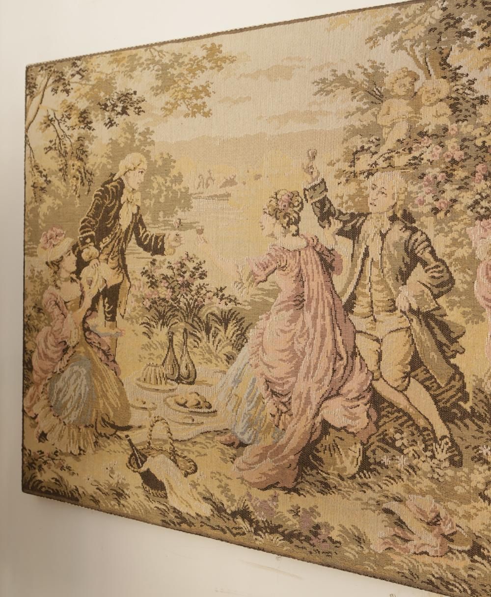 フランスアンティーク ウォールアートゴブラン織り タペストリー