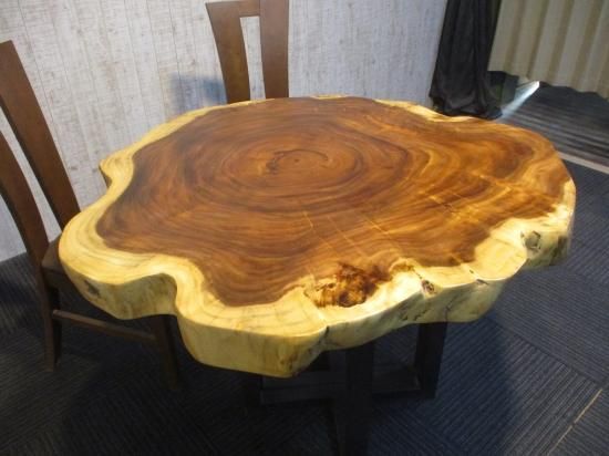 1120□ モンキーポッド 丸テーブル 輪切り テーブル 板 ローテーブル