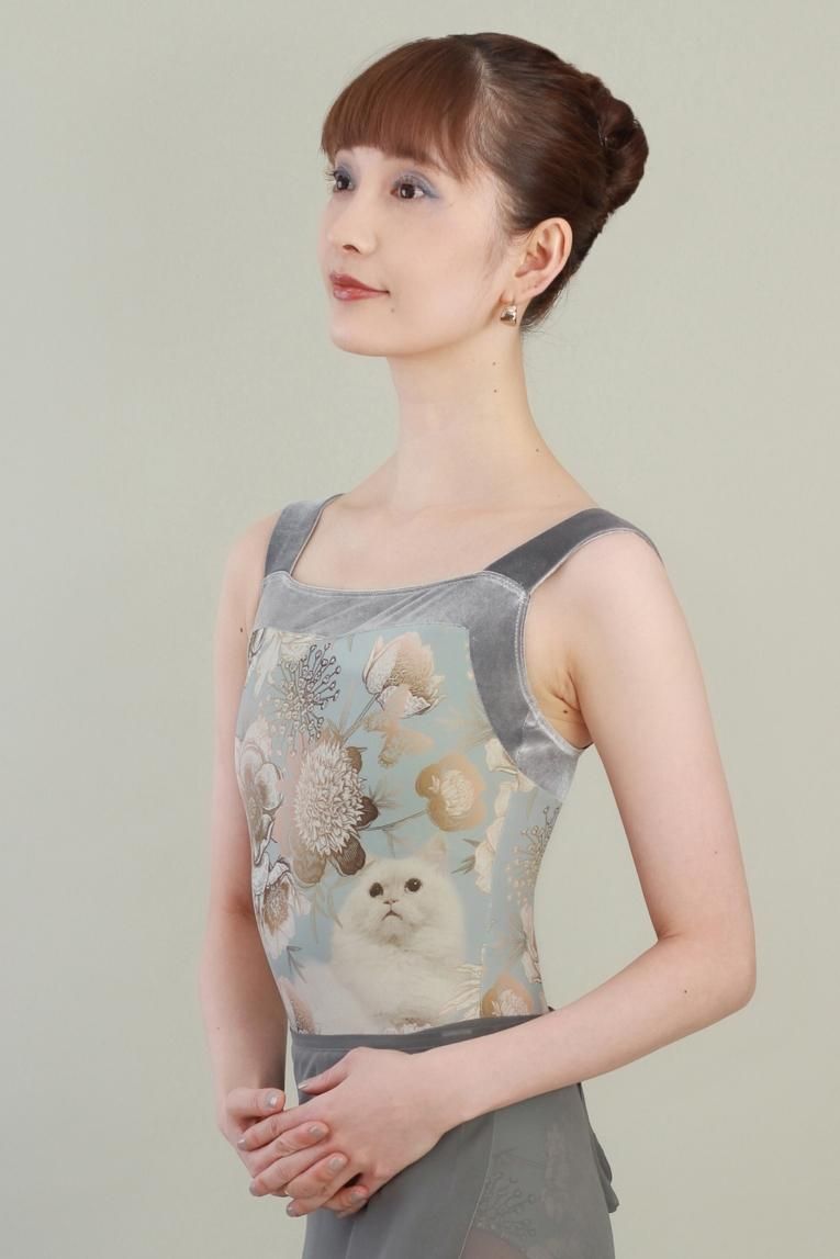 Poppied garden Blue】Pique design - Balletwear brand unoa