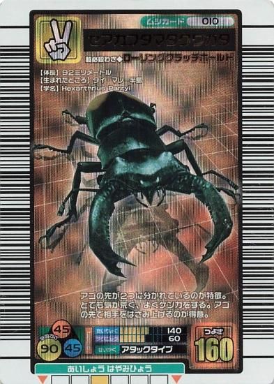甲虫王者 ムシキング セアカフタマタクワガタ 010 - トレーディング