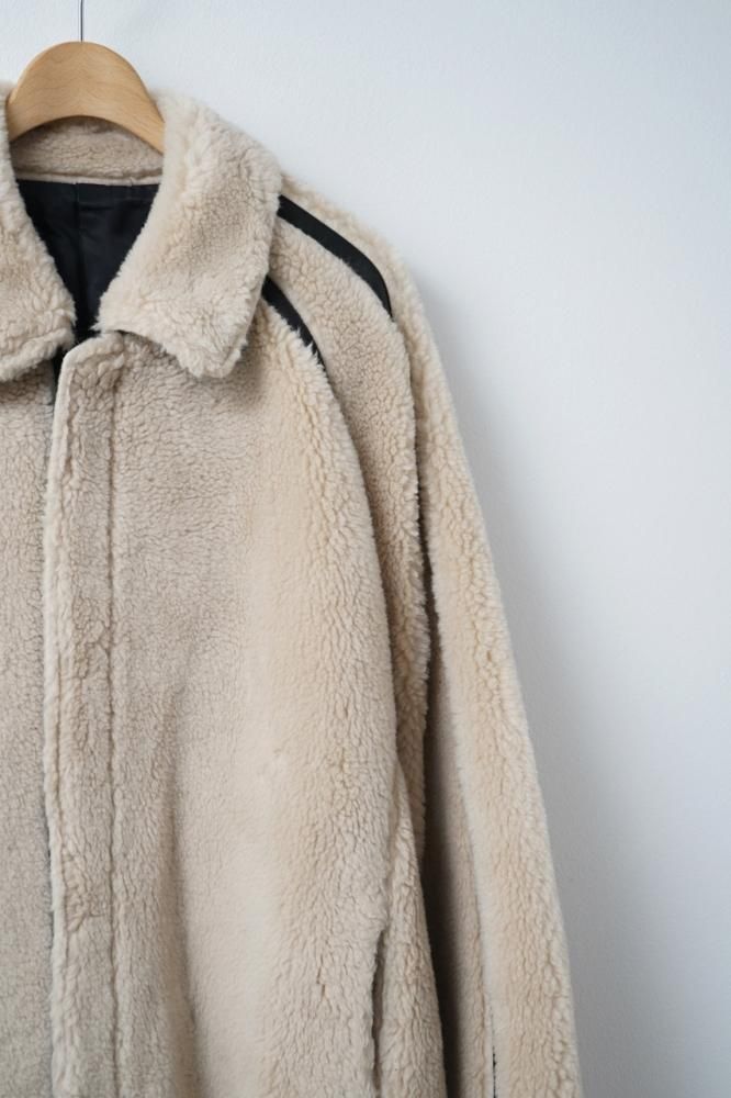 WOOL FUR FLIGHT JACKET(BEIGE) - H-L