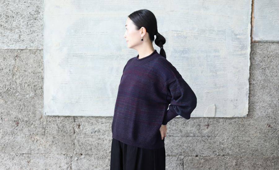 tamaki niime(タマキ ニイメ) 玉木新雌 only one PO knit グリ 06