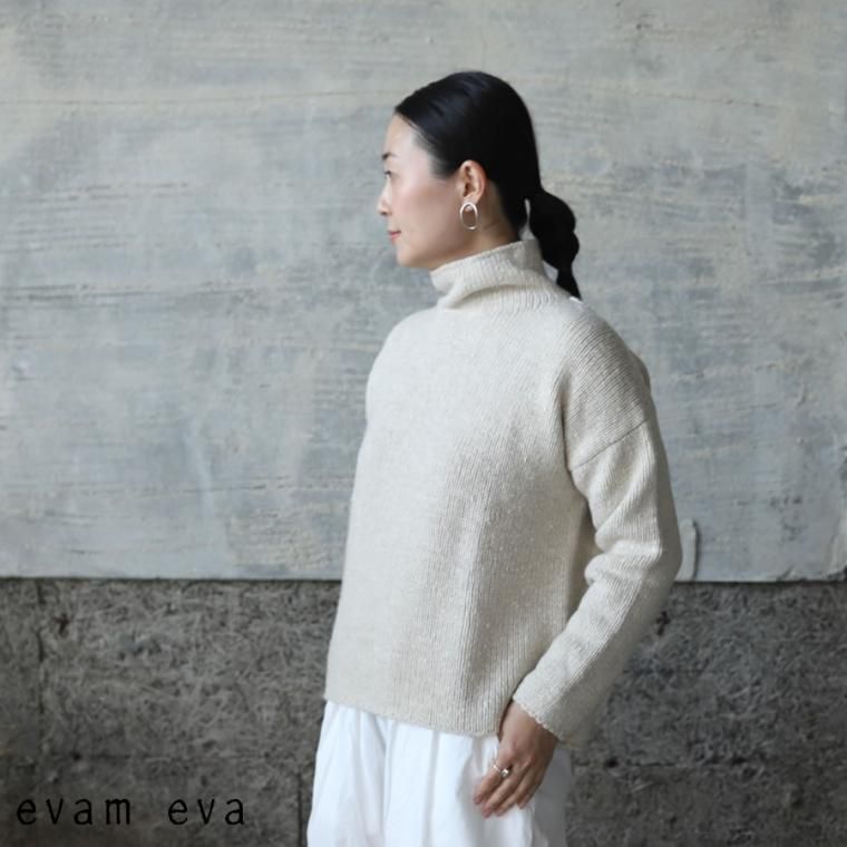 evam eva(エヴァム エヴァ) 【2022aw新作】シルク ウール