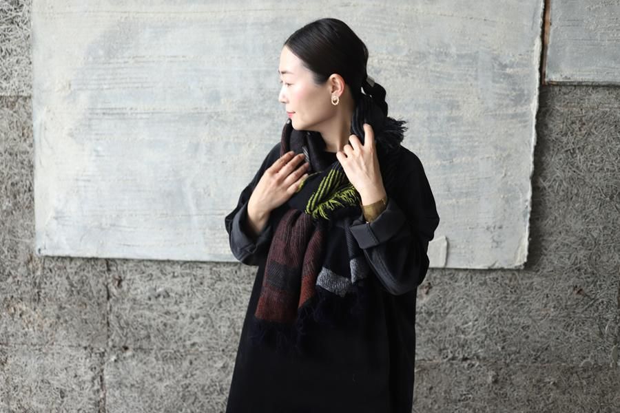tamaki niime（タマキ ニイメ）玉木新雌 JQ shawl MIDDLE 08