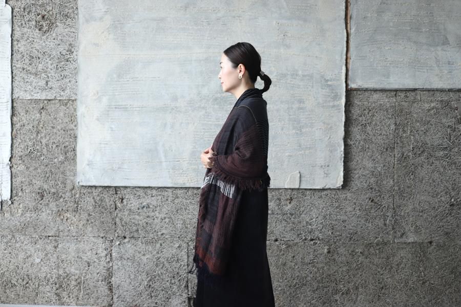 tamaki niime（タマキ ニイメ）玉木新雌 JQ shawl MIDDLE 08