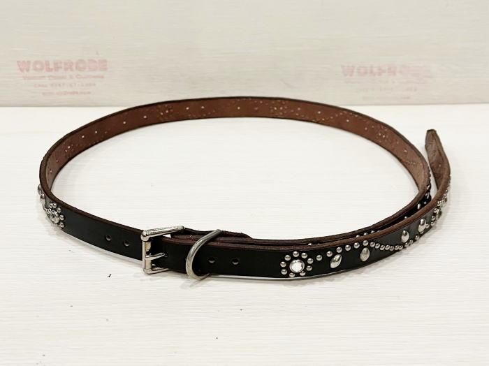 HTC ベルト スーパーナロウ フラワースタッズベルト SUPER NARROW #SN