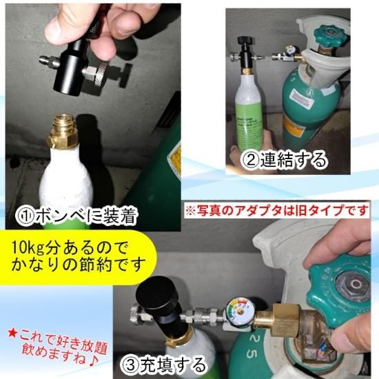 ソーダストリーム 炭酸ガス 充填 ミドボン CO2 ガス ボンベ 補充 炭酸