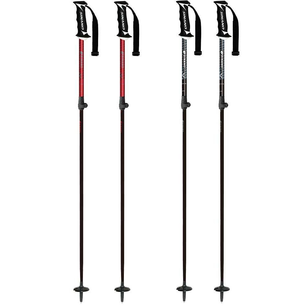 スキーストック シナノ【フリーX CB】スキーポール カーボン アルミ