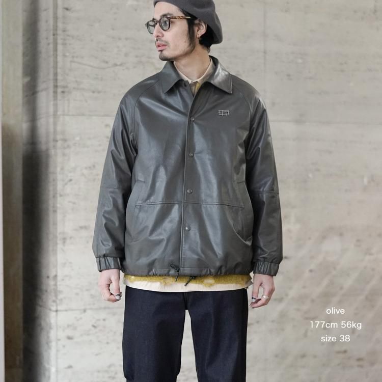 ビューティフルピープル beautiful people 25ss ラムレザーコーチ