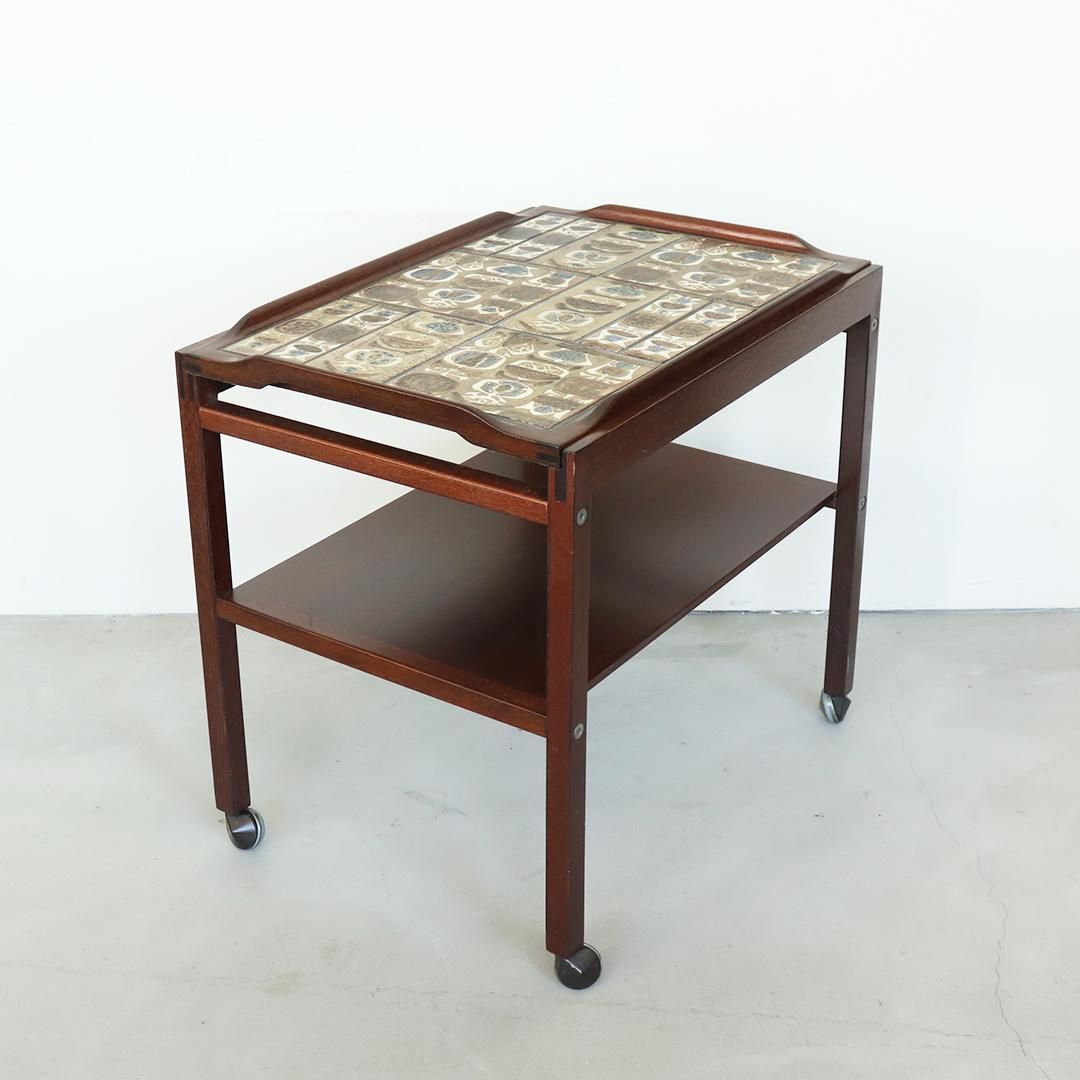 ロイヤルコペンハーゲン / タイルトップワゴン / サイドテーブル｜三島