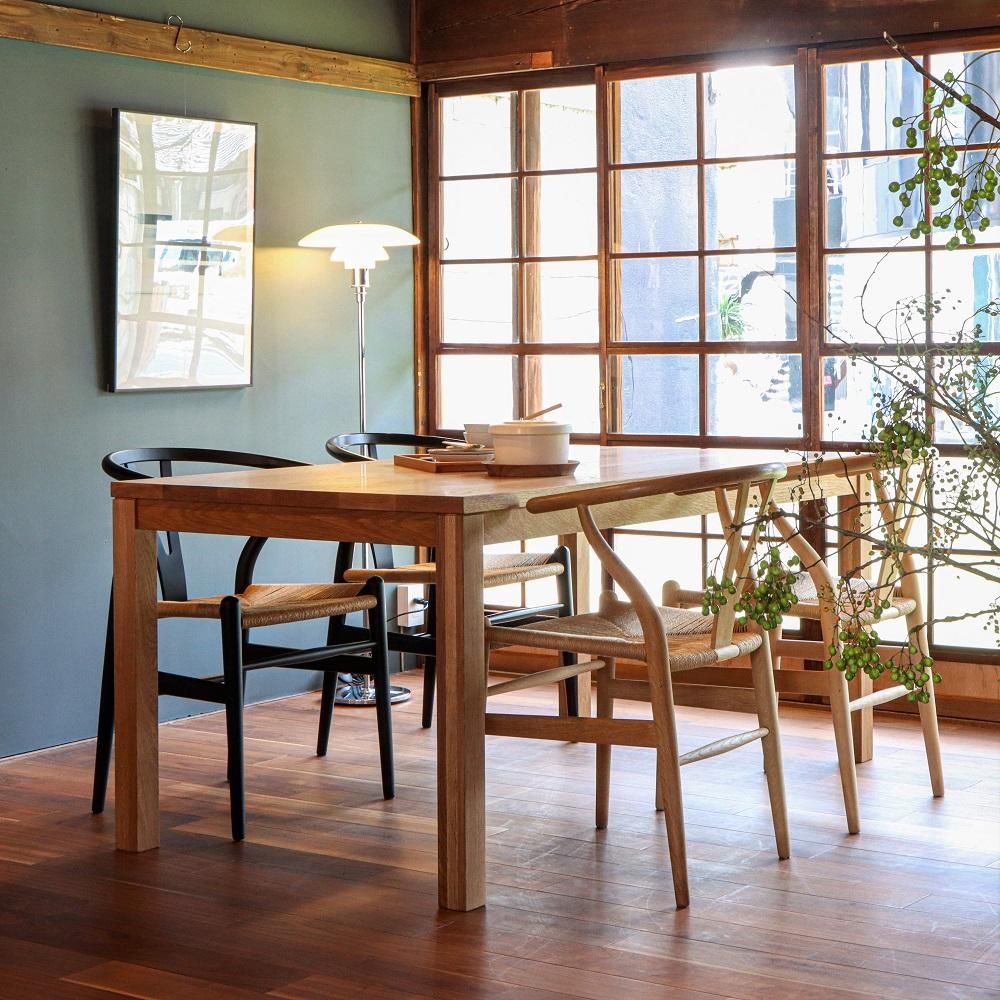 三島家具オリジナル SELECTダイニングテーブル 木製4本脚 - 丁寧な