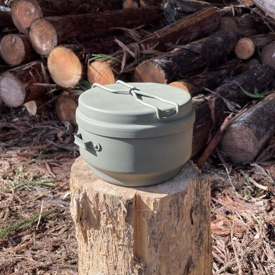 60's チェコ軍 アルミ クッカー メスキット 耳付き オリーブ (Dead